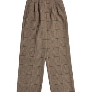 Wilfred Brown, Dark Blue & Green Houndstooth Print Pants (XXS)